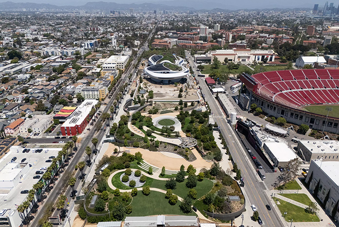 The Lucas Museum of Narrative Art in LA features landscape-inspired art by Schulz and Kahlo, opening in 2026.