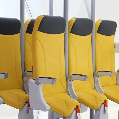 Airlines aren’t using stand-up saddle seats, known as skyrider seats, which were a 2012 concept and never approved.
