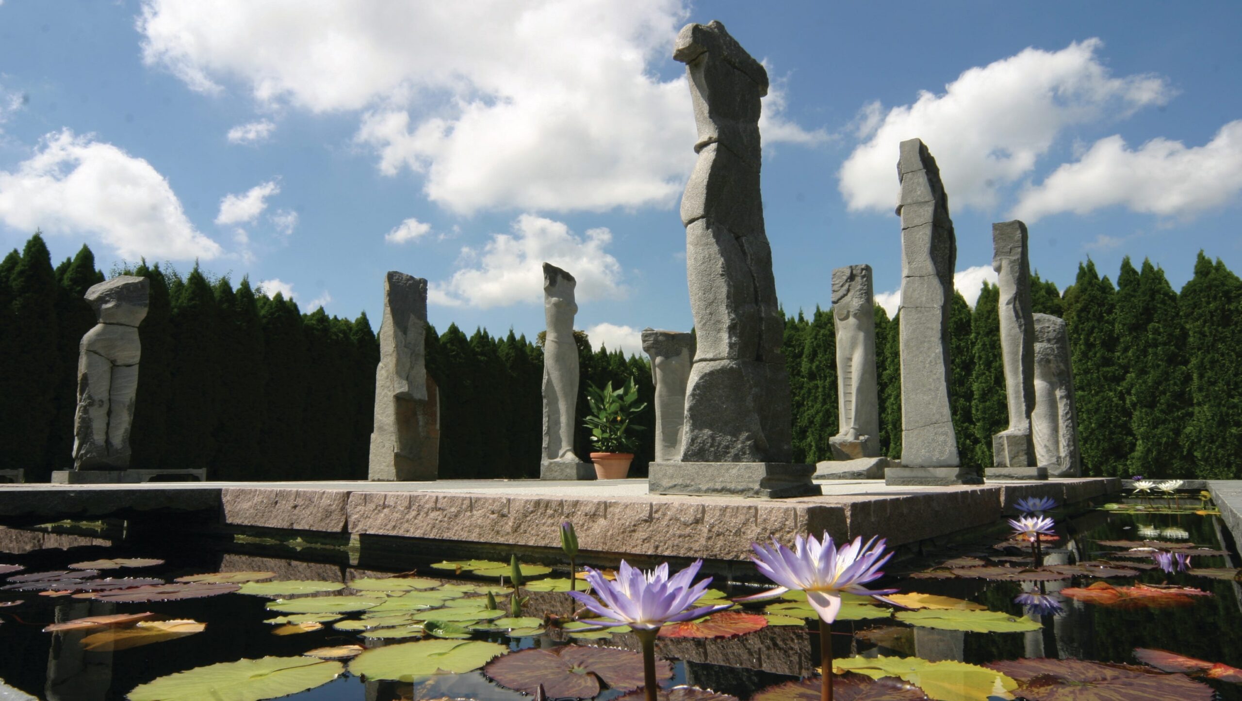 Grounds for Sculpture in Central NJ is an art landmark with a world-class sculpture garden, perfect for art lovers to explore and enjoy.