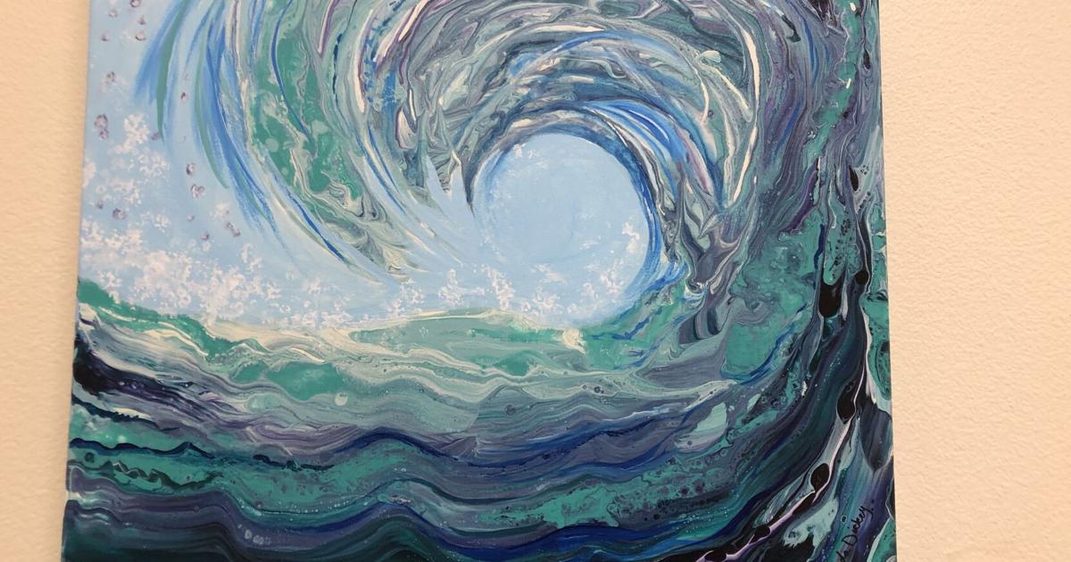 Linda Dickey’s exhibit at Cornerstone Café in Hanford features her realistic and abstract art, showcasing her 25+ years of experience.