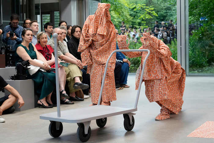 The Cartier Foundation has transformed into a living sculpture garden illuminated by Issey Miyake’s Spring-Summer 2026 collection