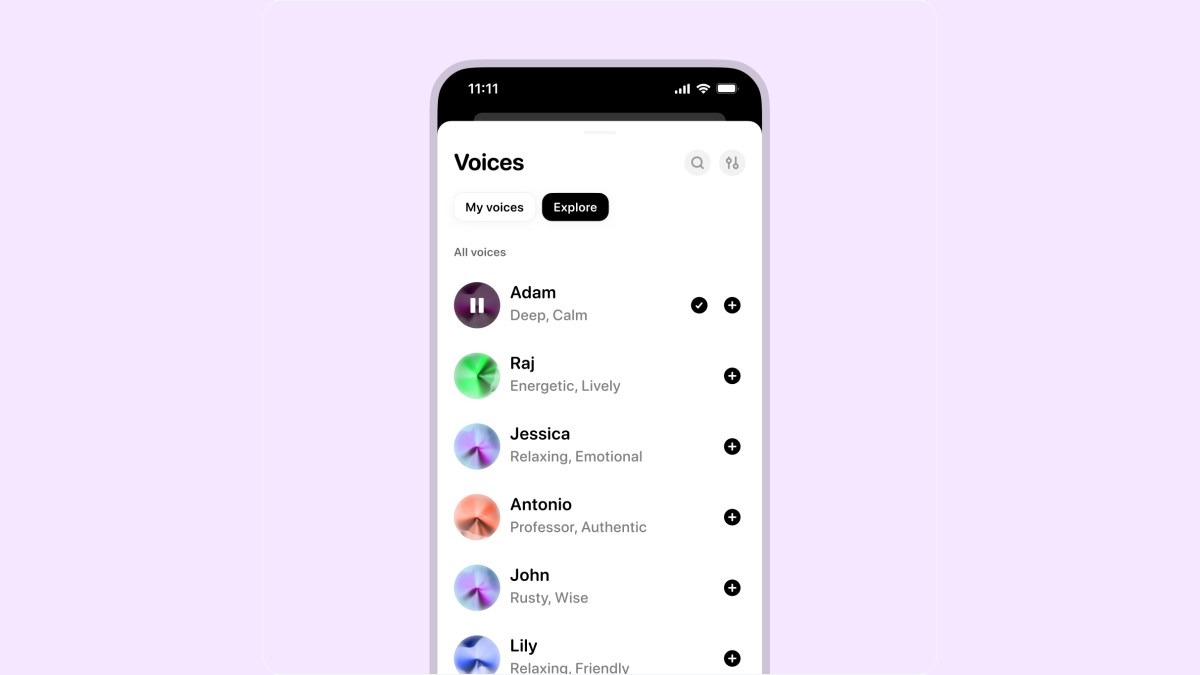 ElevenLabs has launched a stand-alone voice-generation app that allows users to create audio from text without switching tabs or devices. The app offers free 10 minutes of use, customizable models for professionals, and is available on both web and mobile. With over a billion daily users accessing voice samples through web browsers, ElevenLabs now provides a seamless one-stop solution.