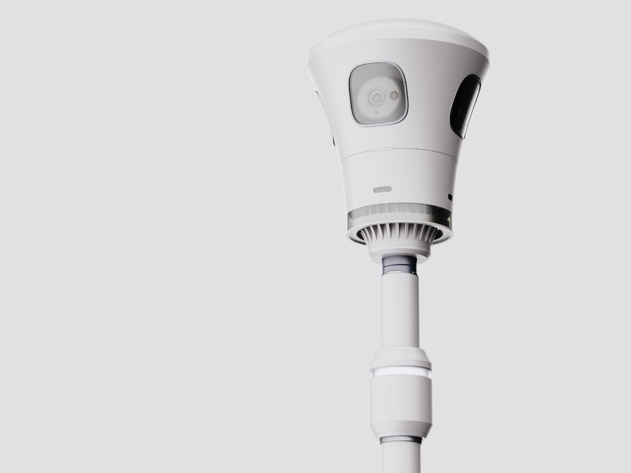 POLIS is a future urban traffic solution designed by Jimin Kim, using advanced SLAM sensors to barricade robots and ensure safe coexistence with humans in cities.