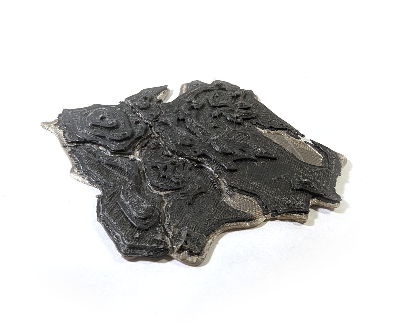 3d printed brooch (front)